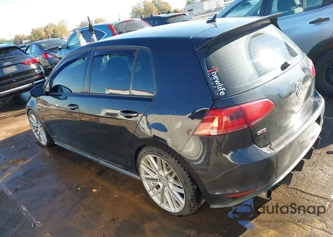 2015 Volkswagen Golf Gti 2.0T S 4-Door из США, поврежденный, VIN 3VW4T7AU0FM038690